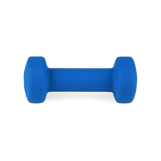 Гантелі для фітнесу неопренові Queenfit 2х1,5кг світло-синій