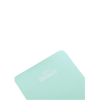Коврик (мат) для фитнеса и йоги Queenfit NBR 1,5см бирюзовый