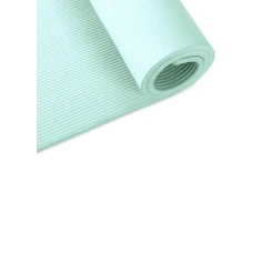 Коврик (мат) для фитнеса и йоги Queenfit NBR 1,5см бирюзовый