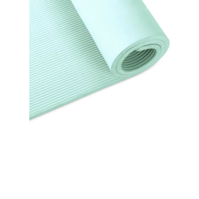 Коврик (мат) для фитнеса и йоги Queenfit NBR 1,5см бирюзовый