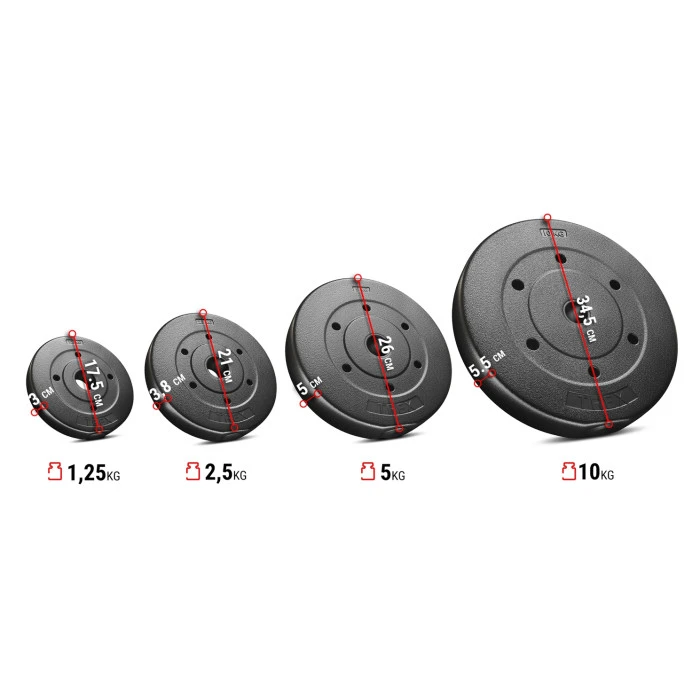 Гантелі TREX 2х10кг