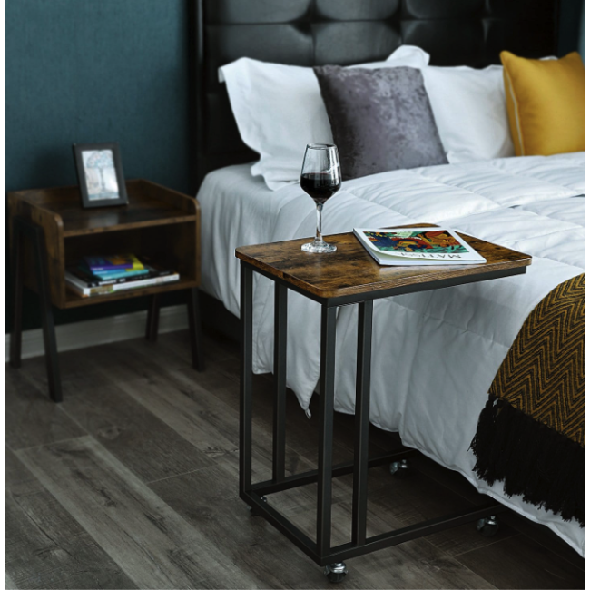 Журнальний столик приставний Leobert Angel на коліщатках в стилі Loft