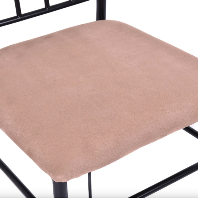 Комплект мебели Costway Sofi стол и 4 мягких бежевого стула.