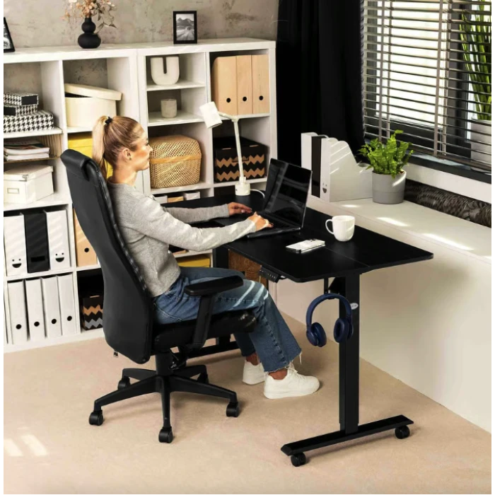 Комп'ютерний стіл з регульованою висотою Di Volio Amone чорний