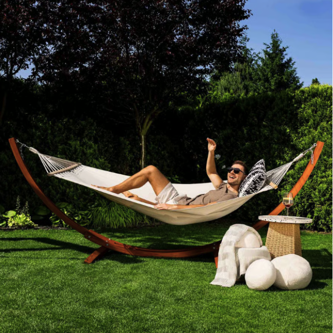 Гамак зі стелажем Di Volio Trevia кремовий