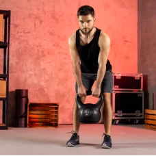 Гиря виниловая Hop-Sport 18кг HS-PB0018KB