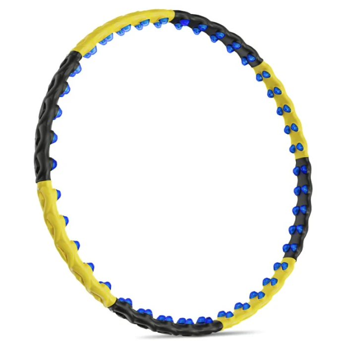 Хулахуп Hop-Sport HS-080HH з масажером 110см чорно-жовтий