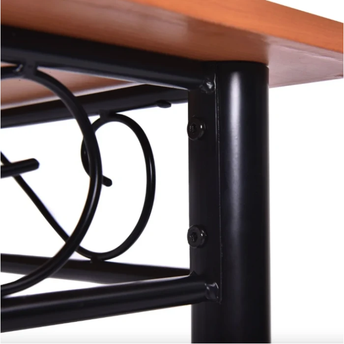 Комплект мебели Costway Sofi стол и 4 мягких бежевого стула.