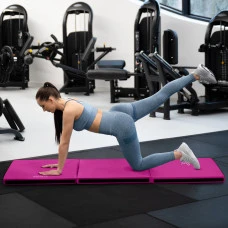 Мат гімнастичний твердий Gymtek 5см рожевий