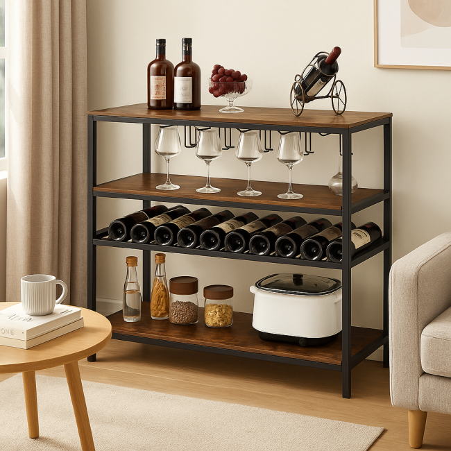 Стол для кухни Costway Alfred фуршетный в стиле Loft