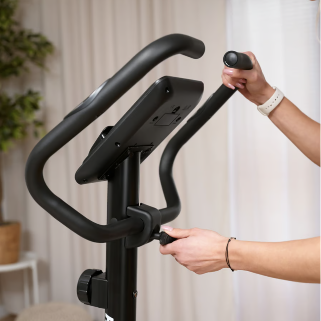 Велотренажер Hop-Sport HS-4000H Grant черно-золотистый