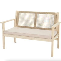 Садовая скамейка Di Volio Teracina со спинкой бежевый