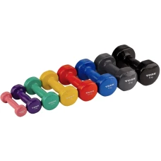 Гантелі для фітнесу вінілові круглі York Fitness 2х3кг синій