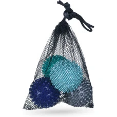 Набір масажних м'ячів Gymtek 65 мм 4 шт сіро-зелено-синій