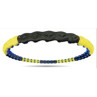 Хулахуп Hop-Sport HS-080HH с массажером 110см черно-желтый