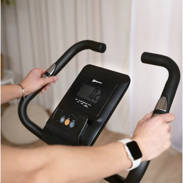 Велотренажер Hop-Sport HS-4000H Grant чорно-золотистий