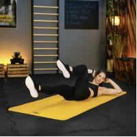 Коврик для йоги TX-019NGM NBR 1см 190х80 желтый