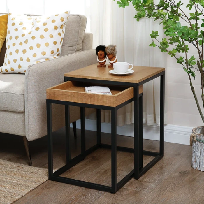 Комплект журнальных столиков Leobert Ascet в стиле Loft 2 шт.