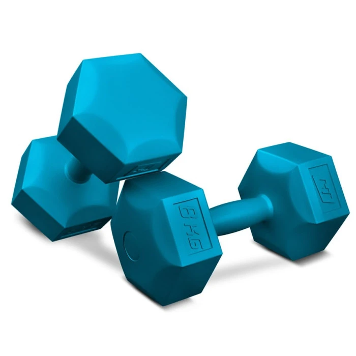 Гантели для фитнеса композитные Hop-Sport HS-C080DS 2х8кг голубой