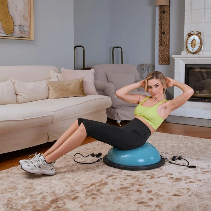 Балансировочная платформа Bosu HS-L058 голубой