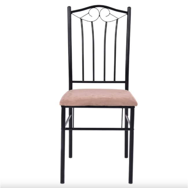 Комплект мебели Costway Sofi стол и 4 мягких бежевого стула.