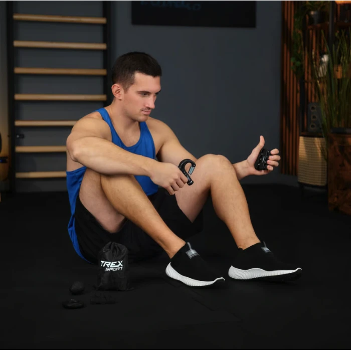 Набір регульованих еспандерів 5-60кг Trex Sport TX-005HSA чорний