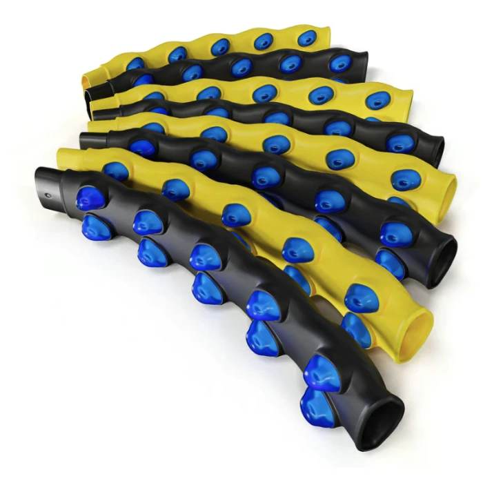 Хулахуп Hop-Sport HS-080HH з масажером 110см чорно-жовтий