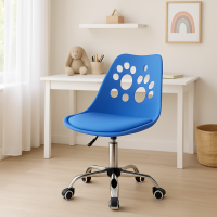 Офісне крісло Leobert Print синій