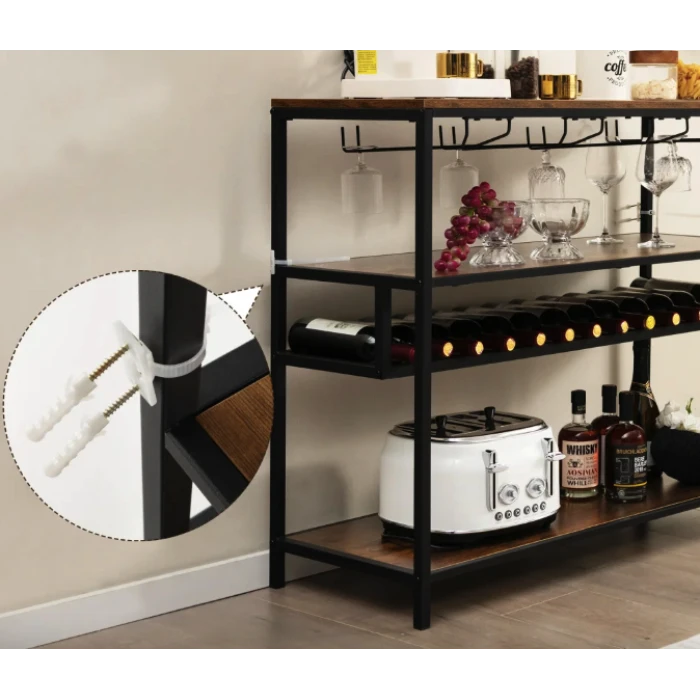 Стол для кухни Costway Alfred фуршетный в стиле Loft