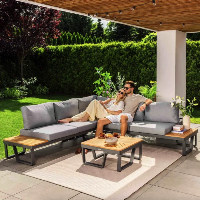 Комплект садовой мебели Di Volio Veledo графитовый