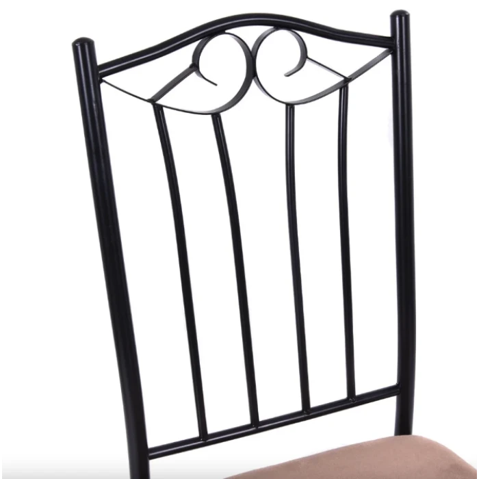 Комплект мебели Costway Sofi стол и 4 мягких бежевого стула.