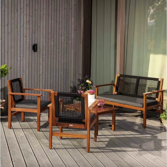 Комплект садовой мебели Di Volio Marata черный