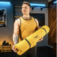 Коврик для йоги TX-019NGM NBR 1см 190х80 желтый