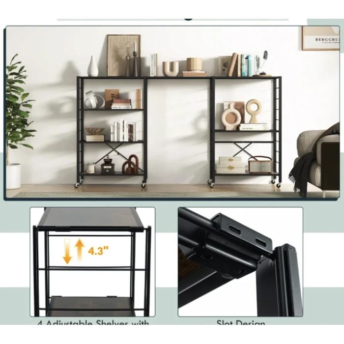 Стеллаж Costway Scooby сложен в стиле Loft