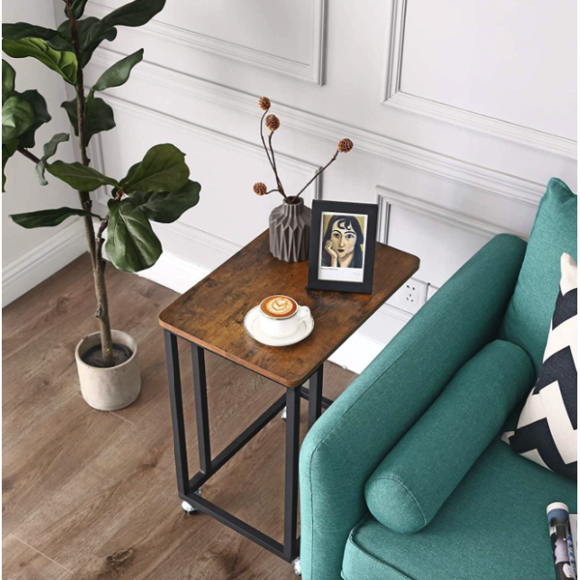 Журнальний столик приставний Leobert Angel на коліщатках в стилі Loft