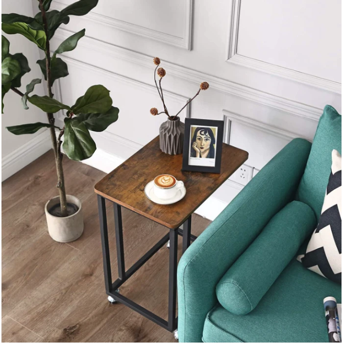 Журнальний столик приставний Leobert Angel на коліщатках в стилі Loft