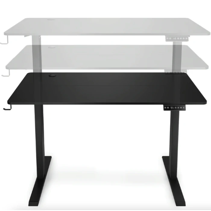 Комп'ютерний стіл з регульованою висотою Di Volio Amone чорний