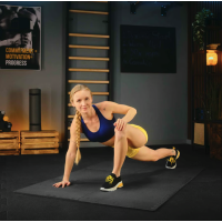 Мат-пазл EVA 1см Trex Sport TX-010PM - 24 частей черный