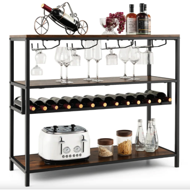 Стол для кухни Costway Alfred фуршетный в стиле Loft