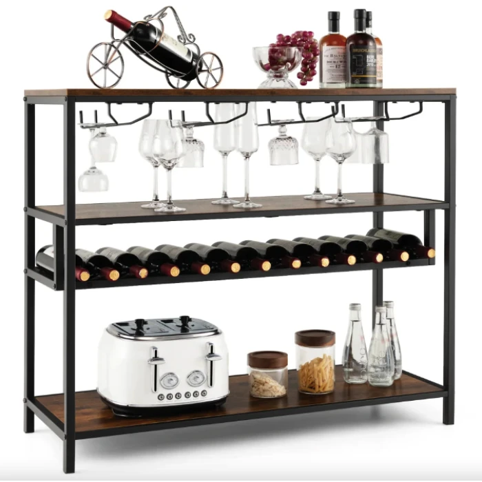 Стол для кухни Costway Alfred фуршетный в стиле Loft