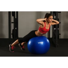 Фітбол York Fitness 65см синій + насос