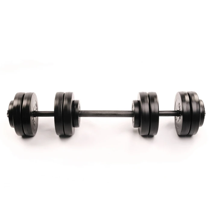 Набір гантелі-штанга Elitum Titan 59кг з перехідником