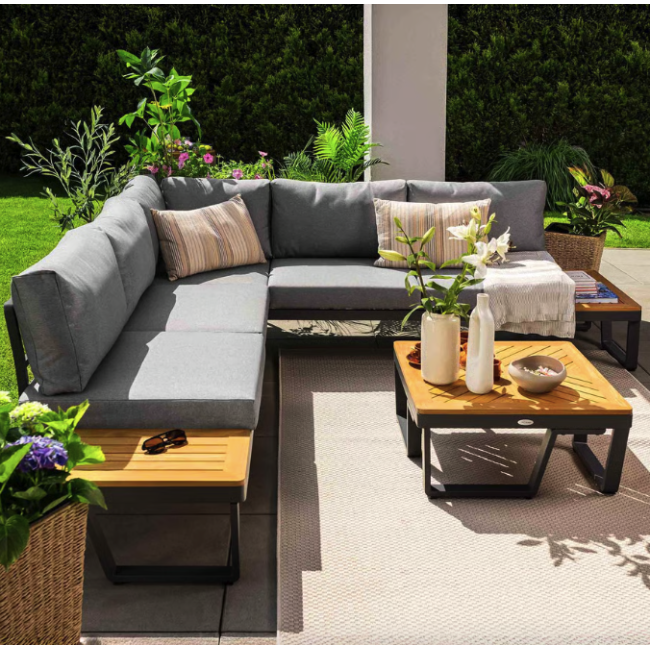 Комплект садовой мебели Di Volio Veledo графитовый