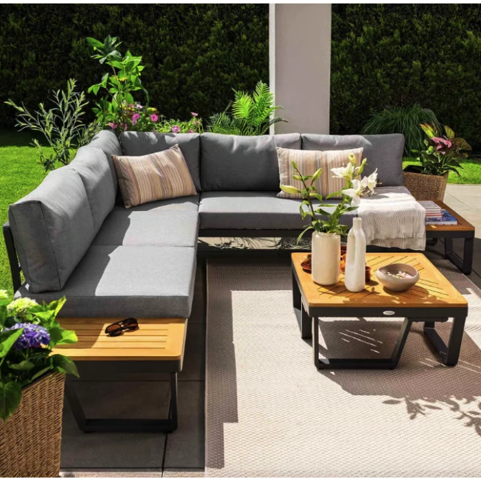 Комплект садовой мебели Di Volio Veledo графитовый