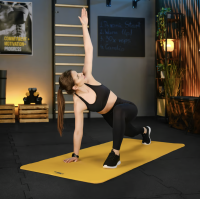 Коврик для йоги TX-019NGM NBR 1см 190х80 желтый