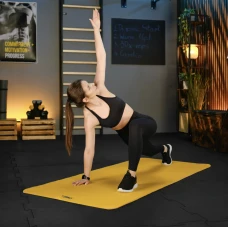 Коврик для йоги TX-019NGM NBR 1см 190х80 желтый