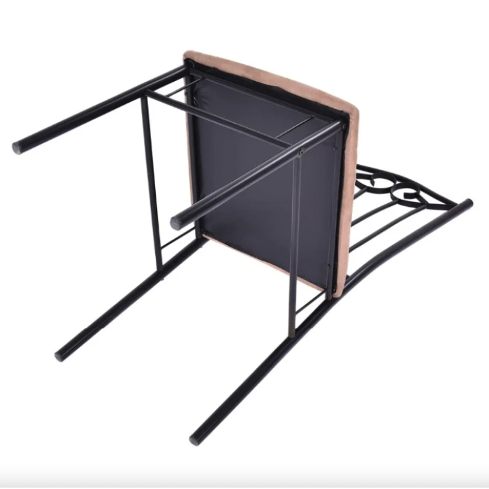 Комплект мебели Costway Sofi стол и 4 мягких бежевого стула.