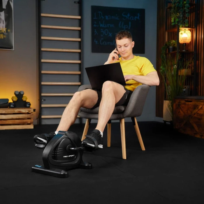 Міні велотренажер 2в1 Trex Sport TX-120BB BOIL реабілітаційний чорний