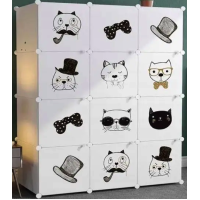 Модульный шкаф-органайзер Leobert Kids для детских игрушек белый