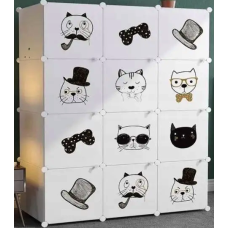 Модульный шкаф-органайзер Leobert Kids для детских игрушек белый